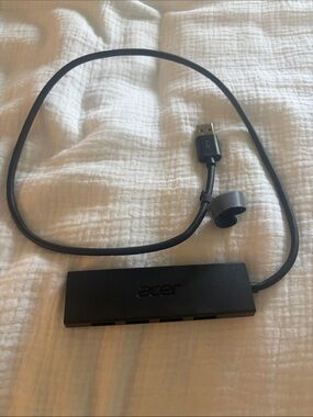 Acer Matte Black Multiport USB Hub